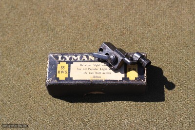 Lyman Sight Model 55RWS Vintage (New in box)