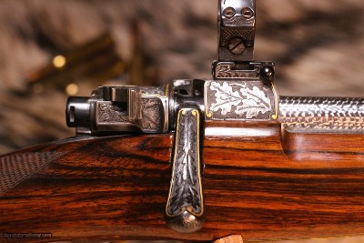 Ernest Dumoulin Herstal Safari Express .338 Winchester Mag - Image 5 of 25