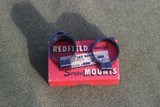 Redfield Jr 7/8 In scope rings(Vintage) - 1 of 3