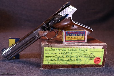Colt Match Target Rare Factory Engraved Custom Shop- .22LR - Image 15 of 18