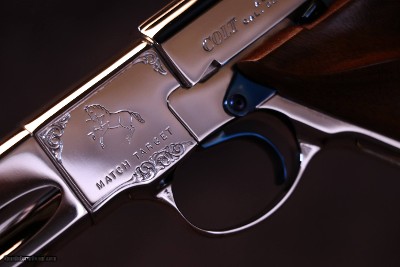 Colt Match Target Rare Factory Engraved Custom Shop- .22LR - Image 6 of 18
