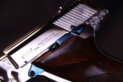 Colt Match Target Rare Factory Engraved Custom Shop- .22LR - Image 3 of 18