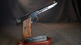 Colt First Series Woodsman Pre-War Custom with Stedman Barrel Weight and Saunders Custom Grip-.22 LR - 2 of 9