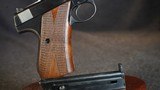 Colt First Series Woodsman Pre-War Custom with Stedman Barrel Weight and Saunders Custom Grip-.22 LR - 6 of 9