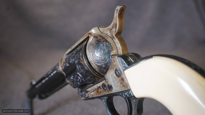 Colt First Series SAA Custom Engraved by John Adams- .357 Mag - Image 7 of 8