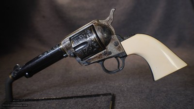Colt First Series SAA Custom Engraved by John Adams- .357 Mag - Image 2 of 8