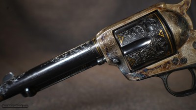 Colt First Series SAA Custom Engraved by John Adams- .357 Mag - Image 5 of 8