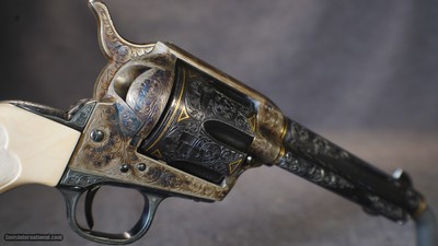 Colt First Series SAA Custom Engraved by John Adams- .357 Mag - Image 8 of 8