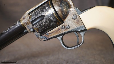 Colt First Series SAA Custom Engraved by John Adams- .357 Mag - Image 6 of 8