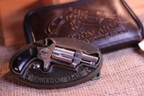 Rare Freedom Arms Mini Revolver Belt Buckle - .22 LR, Serial #A49xxx - 1 of 5