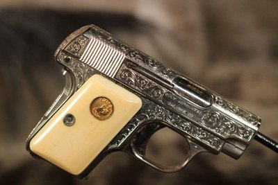 Colt 1908 Pocket Pistol Engraved with Colt Factory Letter - .25 ACP - Image 5 of 5