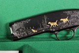 Winchester 42 Custom Fully Engraved with Bold Scroll and Gold Inlays by V Graham - .410 - Image 6 of 17