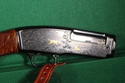 Winchester 42 Custom Fully Engraved with Bold Scroll and Gold Inlays by V Graham - .410 - Image 9 of 17