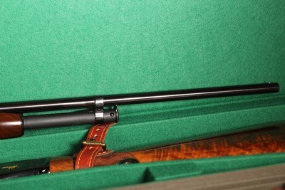Winchester 42 Custom Fully Engraved with Bold Scroll and Gold Inlays by V Graham - .410 - Image 13 of 17