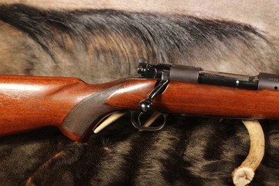 Winchester 70 Pre 64 Pre War Clover Leaf Tang Action- .220 Swift - Image 1 of 14