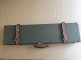 Jeff Outfitters Canvas & Leather 12ga Side by Side Shotgun Trunk Case for up to 28