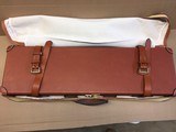 Connecticut Shotgun Manufacturing (CSMC) Traditional Leather Trunk Case 12ga, 30