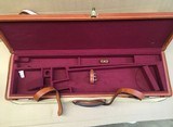 Connecticut Shotgun Manufacturing (CSMC) Traditional Leather Trunk Case 12ga, 30
