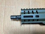 CMMG Banshee MkGs 300 Series 9mm with 5" Barrel, Gearhead Works Tailhook Mod 2 Pistol Brace, OD Green Cerakote - 5 of 7