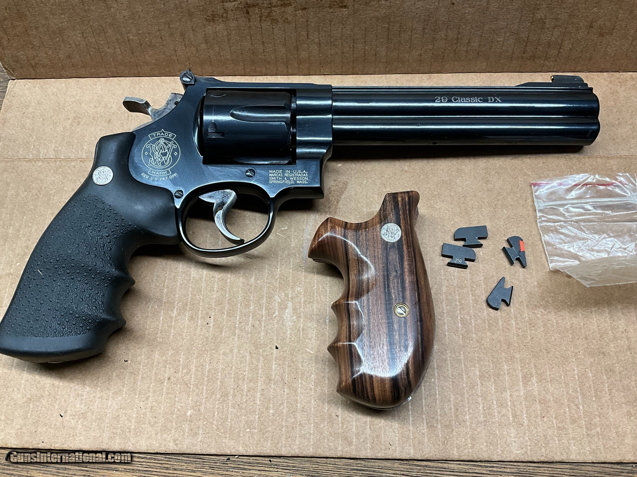 S&W 29-5 Classic DX 44 Magnum, No Lock, 6 1/2-inch Barrel