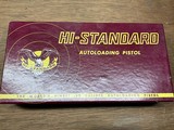 High Standard 106 Tournament, Military Grip Frame, 99%, .22Lr, In Original Box - 11 of 15