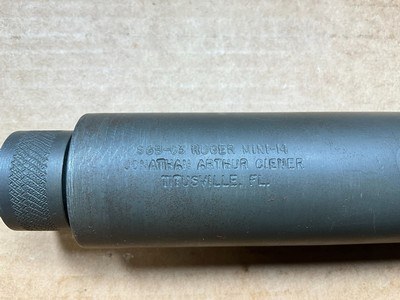 Ciener Silencer 5.56mm for Ruger Mini-14 GB Model 185 Series - Image 3 of 6