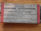 BOX OF 45/70 CARBINE AMMO, FROM THE FRANFFORD ARSENAL - 1 of 4