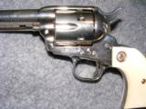 Colt Single Action Army 3rd Generation, Nickel, Ivory Grips - 2 of 11
