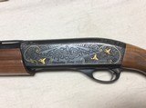 Remington Model 1100 custom engraved with Gold birds - 2 of 8