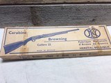 Browning Trombone .22 LR.
Three digit Very early with box - 8 of 9