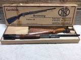 Browning Trombone .22 LR.
Three digit Very early with box - 1 of 9