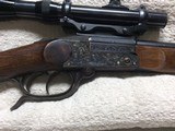 German stalking rifle original.22 LR. With scope and OD mount - 3 of 7