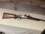 RugerNo. 1B7mm REM. Mag. W/ Factory Rings - Image 2 of 4