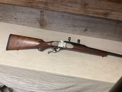RugerNo. 1B7mm REM. Mag. W/ Factory Rings - Image 2 of 4