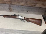RugerNo. 1B7mm REM. Mag. W/ Factory Rings - Image 1 of 4
