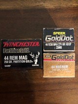Various Manufacturers of .44RemMag AMMO - 1 of 2