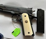 NIB Series 80 GOLD CUP COMMANDER w/ Genuine Ivory grips Mint Blue steel - 2 of 9