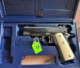 NIB Series 80 GOLD CUP COMMANDER w/ Genuine Ivory grips Mint Blue steel - 1 of 9