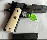 NIB Series 80 GOLD CUP COMMANDER w/ Genuine Ivory grips Mint Blue steel - 3 of 9