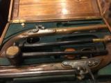 H.W. Mortimer London Flintlock Conversion Dueling Pistols - 8 of 10