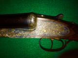 Aug. Lebeau Courally .375 H&H Sidelock Ejector Double Rifle Janssen Engraved With Case 375 HH - 7 of 15