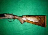 Aug. Lebeau Courally .375 H&H Sidelock Ejector Double Rifle Janssen Engraved With Case 375 HH - 4 of 15