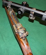 Waffen Jung .416 Rigby Engraved and Case-Hardened Mauser Double Square Bridge Dangerous Game Bolt Action Rifle With New Zeiss Victory HT Scope - 15 of 15