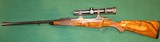 Waffen Jung .416 Rigby Engraved and Case-Hardened Mauser Double Square Bridge Dangerous Game Bolt Action Rifle With New Zeiss Victory HT Scope - 8 of 15