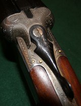 A.W. Wolf Suhl Drilling .243 Win X 12 GA X 12 GA Full/ Improved Modified (Similar to Sauer 3000) - 7 of 15