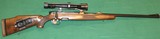 Steyr Mannlicher Model S .375 H&H Bolt Action Rifle With Zeiss Variable Scope Quick Detachable German Claw Mounts DGR - 1 of 15