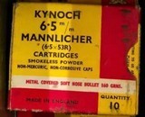 Kynoch 6.5 X 53 R Mannlicher Ammunition - 1 of 1