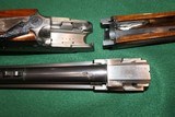 Exquisite Pair of James Woodward & Sons 20 GA Over/ Under Sidelock Ejector Shotguns Engraved Set With Case - 8 of 15