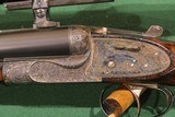 Aug. Francotte .375 H&H Engraved and Case-Hardened Sidelock Double Rifle With Scope 24