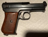 Mauser Model 1914 Pistol 7.65mm - Image 2 of 7